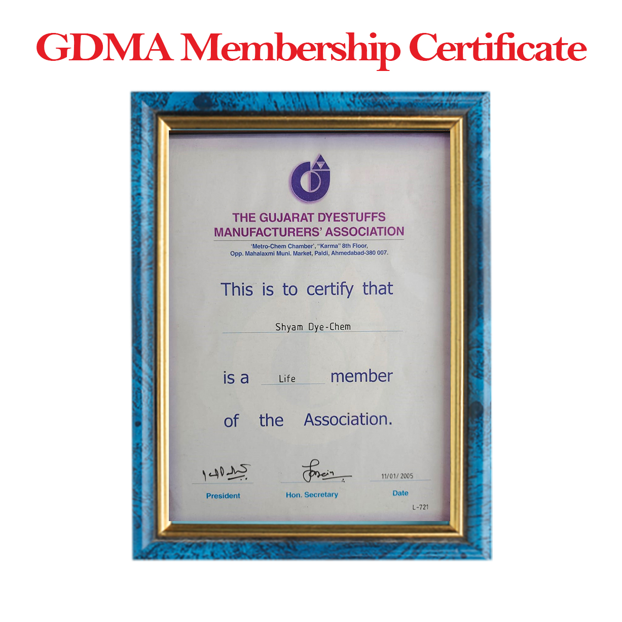 Company Certificate 1
