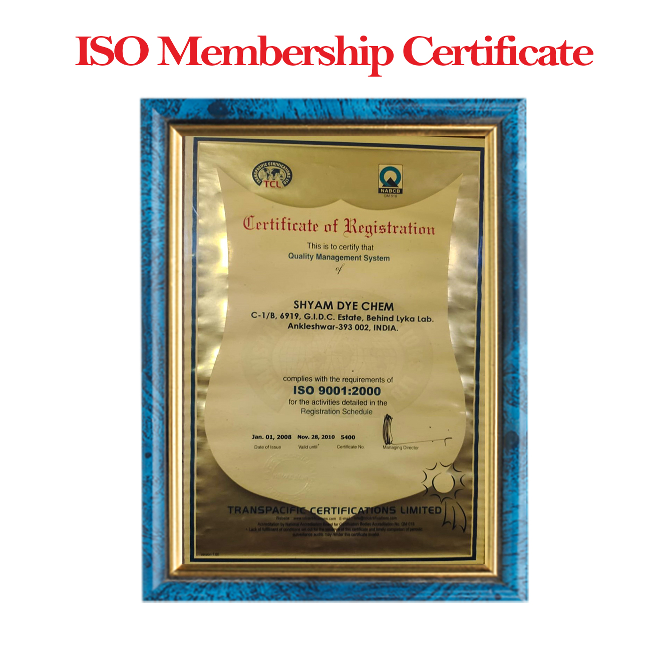 Company Certificate 4